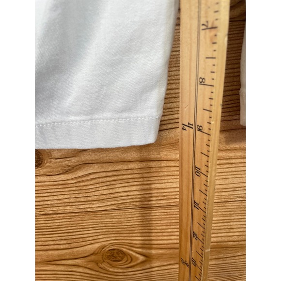 Riders by Lee Bermuda Shorts Womens 16M White Excellent Midrise Stretch Cotton - Picture 4 of 9